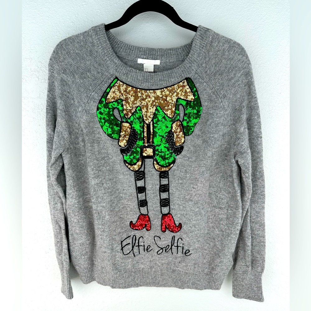 H&M Selfie Selfie Holiday Sweater